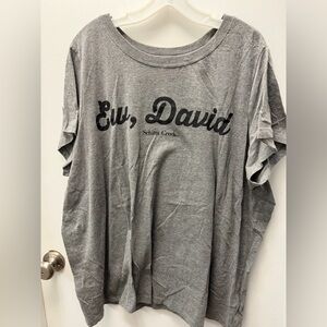 Torrid Heather Gray Tee with Black Script